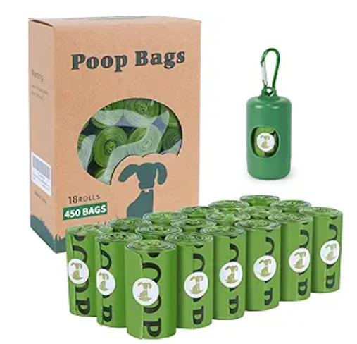 Dog and Cat Poop Bags | 450 Count Leak-Proof Waste Bags