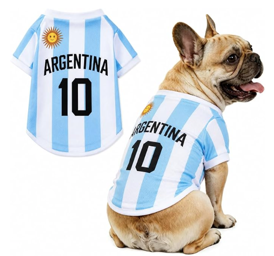 Messi Soccer Jersey For Dogs
